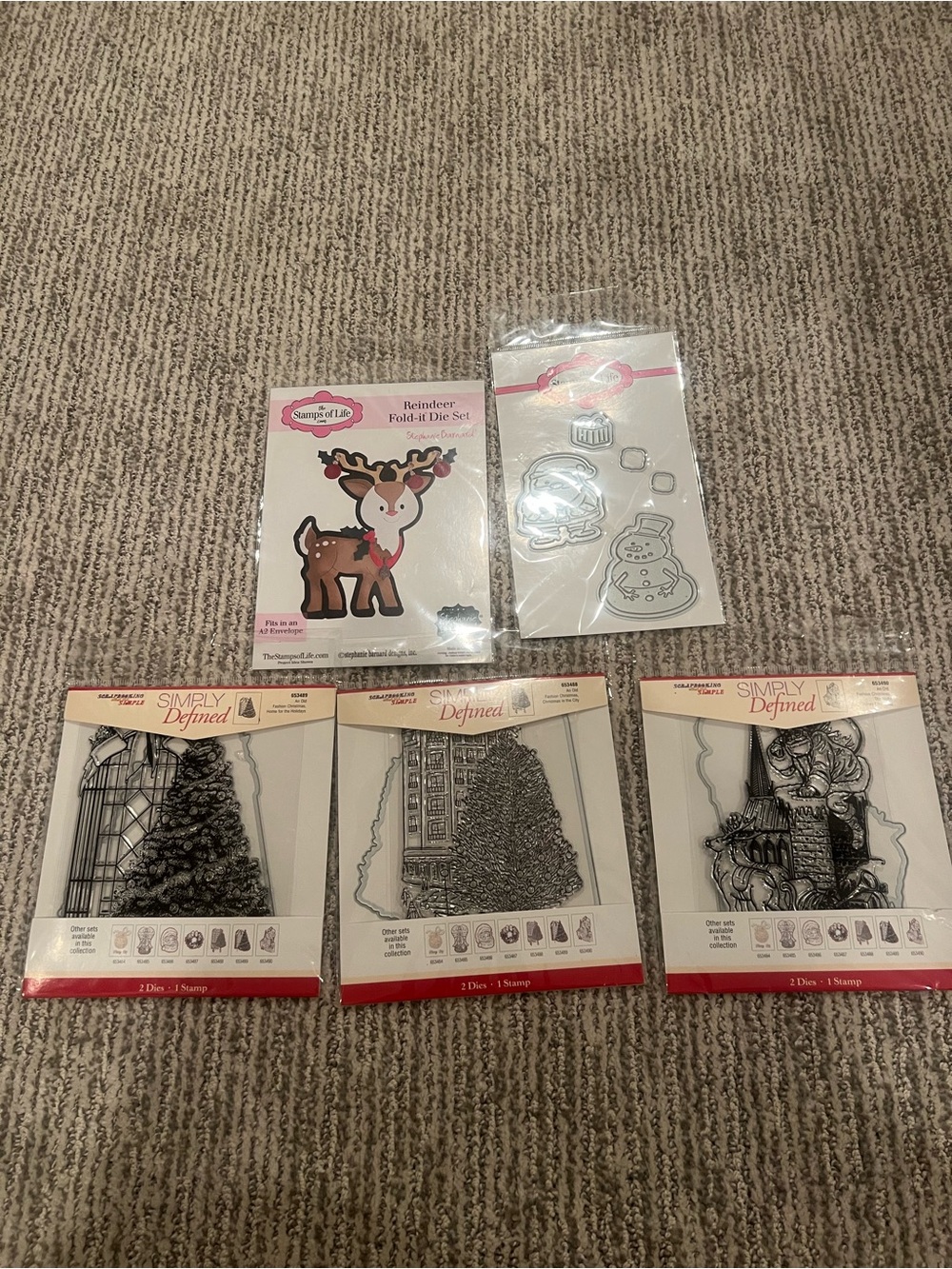 Bundle of Stamp and Die Set - Assorted Designs